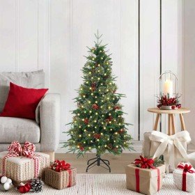 Árbol de Navidad artificial con ramas articuladas Verde 120 cm