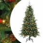 Árbol de Navidad artificial con ramas articuladas Verde 120 cm
