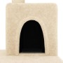Katzenkratzbaum mit cremefarbenen Sisalpfosten 123 cm von vidaXL, Katzenmöbel - Ref: Foro24-171783, Preis: 49,40 €, Rabatt: %