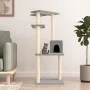 Cat scratching post with light gray sisal posts 123 cm by vidaXL, Cat furniture - Ref: Foro24-171784, Price: 41,78 €, Discoun...