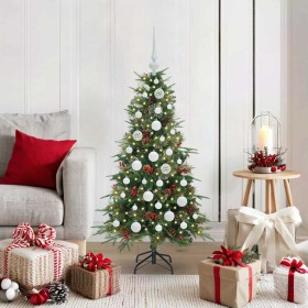 Árbol de Navidad artificial con ramas articuladas Verde 120 cm