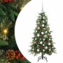 Árbol de Navidad artificial con ramas articuladas Verde 120 cm