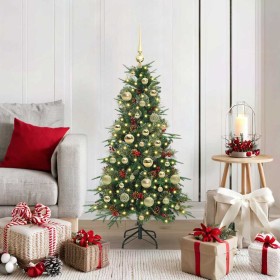 Árbol de Navidad artificial con ramas articuladas Verde 120 cm