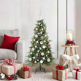 Árbol de Navidad artificial con ramas articuladas Verde 120 cm