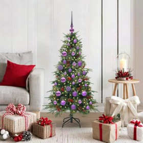 Árbol de Navidad artificial con ramas articuladas Verde 120 cm