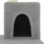 Cat scratching post with light gray sisal posts 123 cm by vidaXL, Cat furniture - Ref: Foro24-171784, Price: 41,78 €, Discoun...