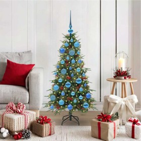 Árbol de Navidad artificial con ramas articuladas Verde 120 cm