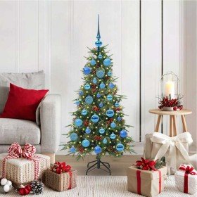 Árbol de Navidad artificial con ramas articuladas Verde 120 cm