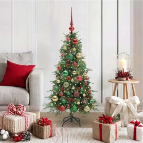 Árbol de Navidad artificial con ramas articuladas Verde 120 cm