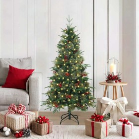 Árbol de Navidad artificial con ramas articuladas Verde 150 cm