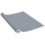 Láminas autoadhesivas muebles 2 uds PVC gris 500x90 cm