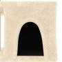 Rascador para gatos con postes de sisal color crema 48 cm de vidaXL, Mobiliario para gatos - Ref: Foro24-171786, Precio: 30,2...