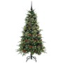 Árbol de Navidad artificial con ramas articuladas Verde 150 cm