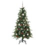Árbol de Navidad artificial con ramas articuladas Verde 150 cm