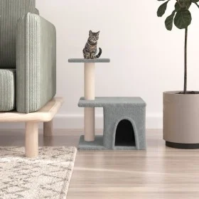 Cat scratching post with light gray sisal posts 48 cm by vidaXL, Cat furniture - Ref: Foro24-171787, Price: 24,96 €, Discount: %