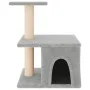 Cat scratching post with light gray sisal posts 48 cm by vidaXL, Cat furniture - Ref: Foro24-171787, Price: 24,96 €, Discount: %