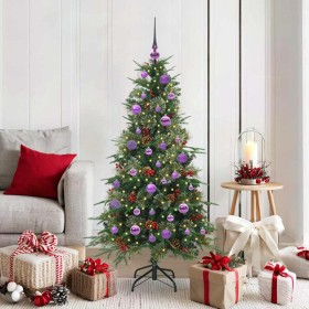 Árbol de Navidad artificial con ramas articuladas Verde 150 cm