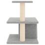 Katzenkratzbaum mit hellgrauen Sisalstämmen 48 cm von vidaXL, Katzenmöbel - Ref: Foro24-171787, Preis: 25,36 €, Rabatt: %