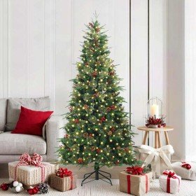 Árbol de Navidad artificial con ramas articuladas Verde 180 cm