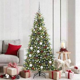 Árbol de Navidad artificial con ramas articuladas Verde 180 cm