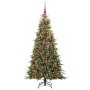 Árbol de Navidad artificial con ramas articuladas Verde 180 cm
