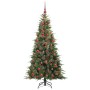Árbol de Navidad artificial con ramas articuladas Verde 180 cm