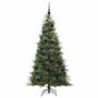 Árbol de Navidad artificial con ramas articuladas Verde 180 cm