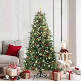 Árbol de Navidad artificial con ramas articuladas Verde 180 cm