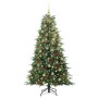 Árbol de Navidad artificial con ramas articuladas Verde 180 cm