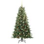 Árbol de Navidad artificial con ramas articuladas Verde 180 cm
