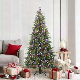 Árbol de Navidad artificial con ramas articuladas Verde 180 cm