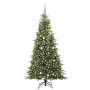 Árbol de Navidad artificial con ramas articuladas Verde 210 cm