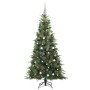 Árbol de Navidad artificial con ramas articuladas Verde 210 cm
