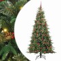 Árbol de Navidad artificial con ramas articuladas Verde 210 cm