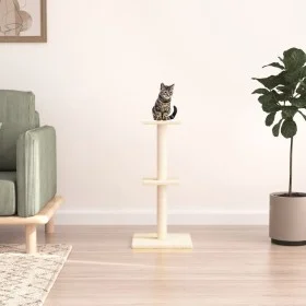 Cat scratching post with cream sisal posts 73 cm by vidaXL, Cat furniture - Ref: Foro24-172034, Price: 27,24 €, Discount: %