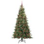 Árbol de Navidad artificial con ramas articuladas Verde 210 cm