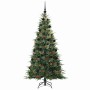 Árbol de Navidad artificial con ramas articuladas Verde 210 cm