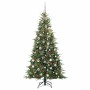 Árbol de Navidad artificial con ramas articuladas Verde 210 cm
