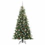 Árbol de Navidad artificial con ramas articuladas Verde 210 cm