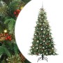 Árbol de Navidad artificial con ramas articuladas Verde 210 cm