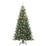 Árbol de Navidad artificial con ramas articuladas Verde 210 cm