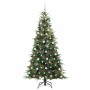 Árbol de Navidad artificial con ramas articuladas Verde 210 cm