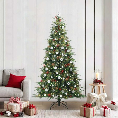 Árbol de Navidad artificial con ramas articuladas Verde 210 cm