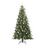 Árbol de Navidad artificial con ramas articuladas Verde 210 cm