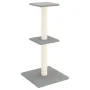 Rascador para gatos con postes de sisal gris claro 73 cm de vidaXL, Mobiliario para gatos - Ref: Foro24-172035, Precio: 26,44...