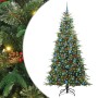Árbol de Navidad artificial con ramas articuladas Verde 210 cm