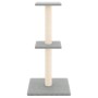 Katzenkratzbaum mit hellgrauen Sisalstämmen 73 cm von vidaXL, Katzenmöbel - Ref: Foro24-172035, Preis: 24,73 €, Rabatt: %