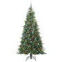 Árbol de Navidad artificial con ramas articuladas Verde 210 cm