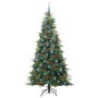 Árbol de Navidad artificial con ramas articuladas Verde 210 cm