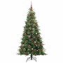 Árbol de Navidad artificial con ramas articuladas Verde 210 cm